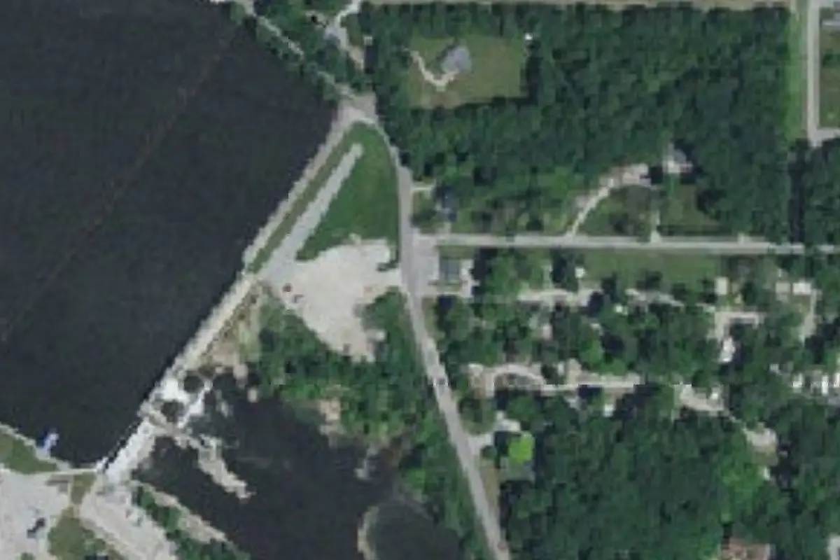 Aerial view of Norway Campground