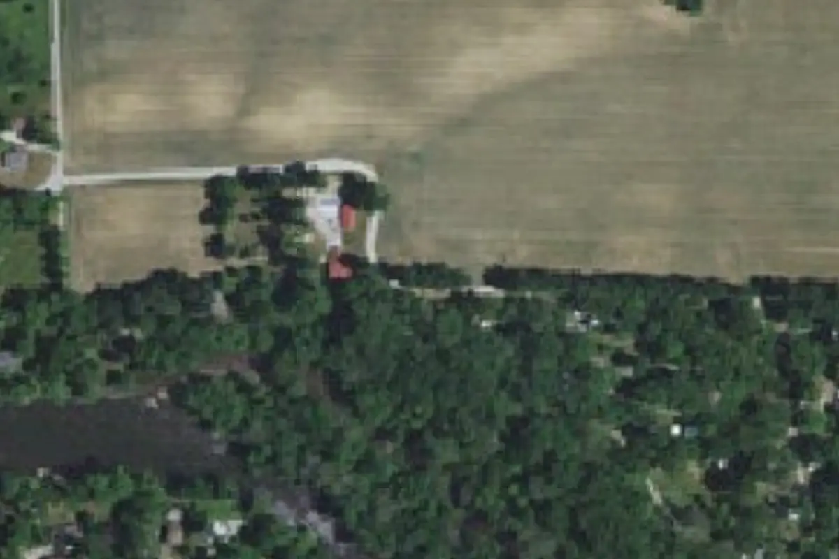 Aerial view of Tall Oaks Campground